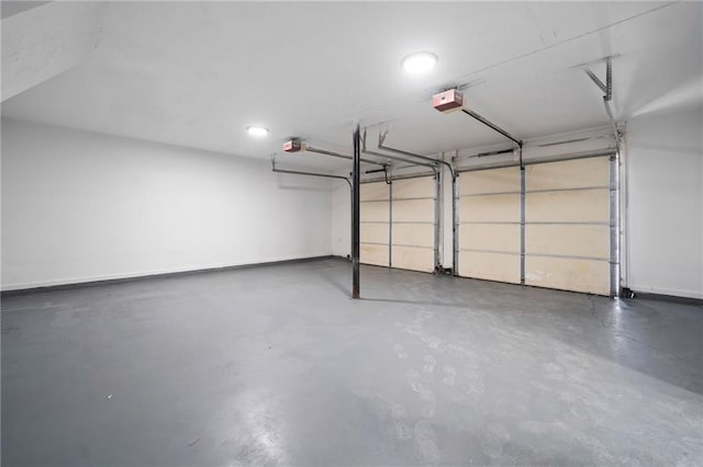 3156 Ozmer Lndg, Decatur, GA 30034 - garage featuring a garage door opener, baseboards, and recessed lighting