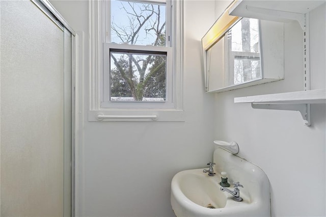 bathroom with a healthy amount of sunlight