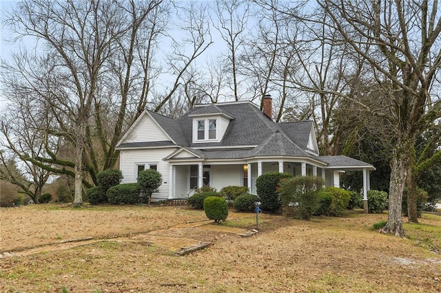 view of front of home