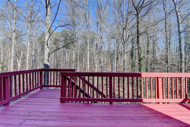 1924 Wilkenson Xing, Marietta, GA 30066 - deck featuring a forest view