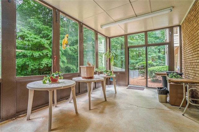 2080 Old Dominion Rd, Atlanta, GA 30350 - sunroom / solarium featuring concrete flooring and plenty of natural light