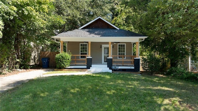 1712 Evans Dr SW, Atlanta, GA 30310 - bungalow featuring a porch and a ceiling fan