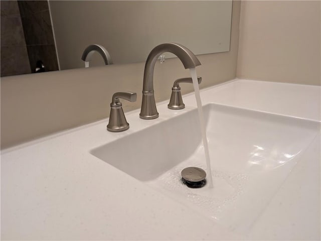 details featuring sink