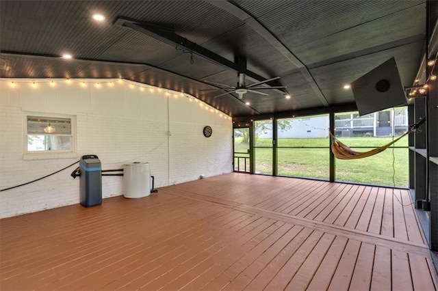 1162 Newtown Church Rd NE, Calhoun, GA 30701 - unfurnished sunroom with vaulted ceiling