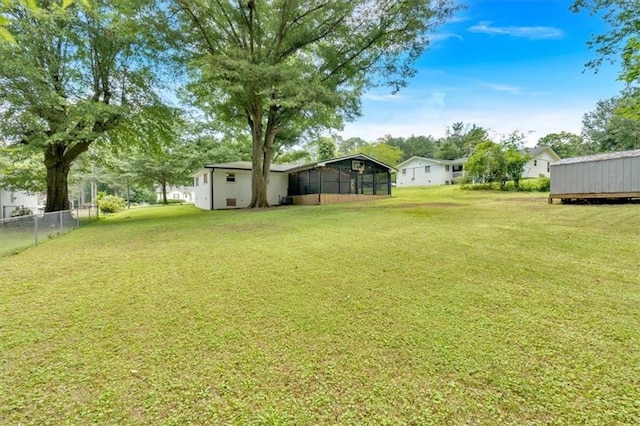 1162 Newtown Church Rd NE, Calhoun, GA 30701 - view of yard with a sunroom