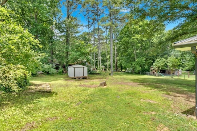 1162 Newtown Church Rd NE, Calhoun, GA 30701 - view of yard with a shed