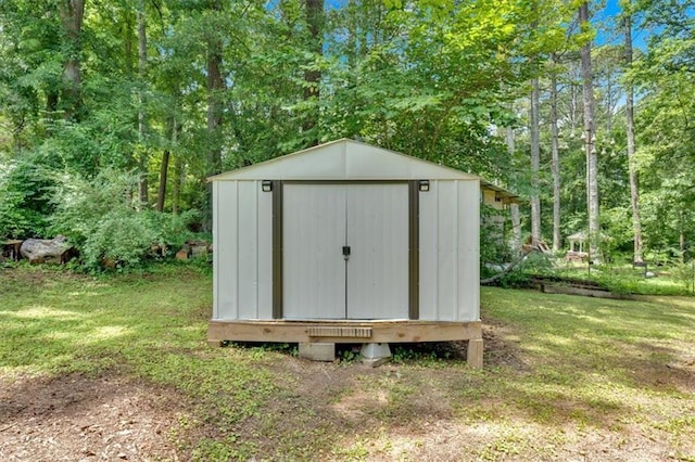 1162 Newtown Church Rd NE, Calhoun, GA 30701 - view of shed featuring view of scattered trees