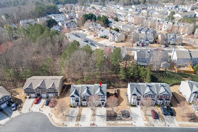 drone / aerial view featuring a residential view