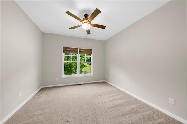 989 Pink Williams Rd, Dahlonega, GA 30533 - spare room with carpet floors, a ceiling fan, and baseboards