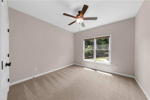 989 Pink Williams Rd, Dahlonega, GA 30533 - carpeted spare room with baseboards and a ceiling fan