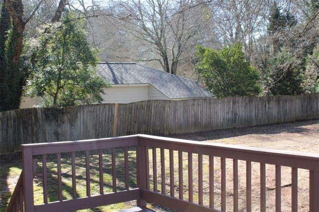 2031 Lakewood Cir, Grayson, GA 30017 - wooden deck featuring a fenced backyard