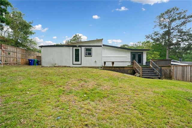 2123 Drew Valley Rd NE, Brookhaven, GA 30319 - back of house with a deck and french doors