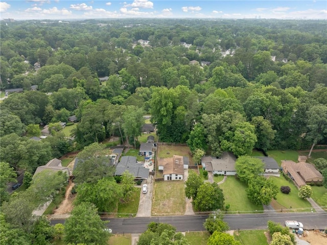 2123 Drew Valley Rd NE, Brookhaven, GA 30319 - aerial view of residential area featuring a heavily wooded area