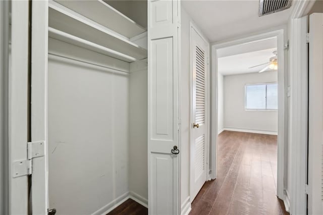 closet with visible vents