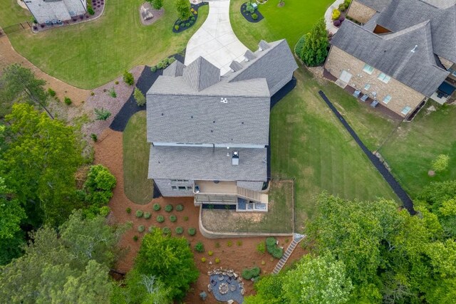 4781 Falling Brook Dr, Flowery Branch, GA 30542 - aerial view