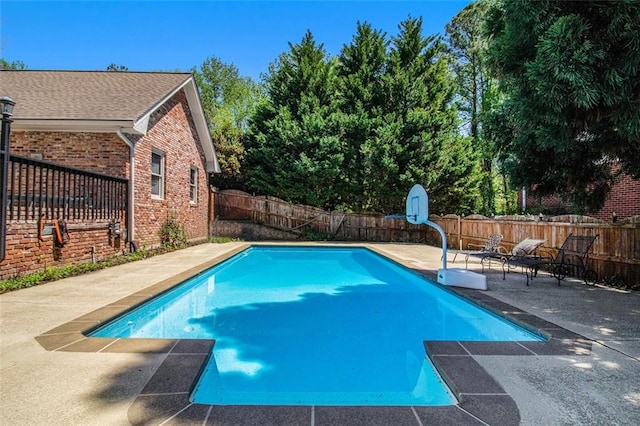1935 Northbrooke Ln, Dunwoody, GA 30338 - view of pool featuring a fenced backyard and a patio area