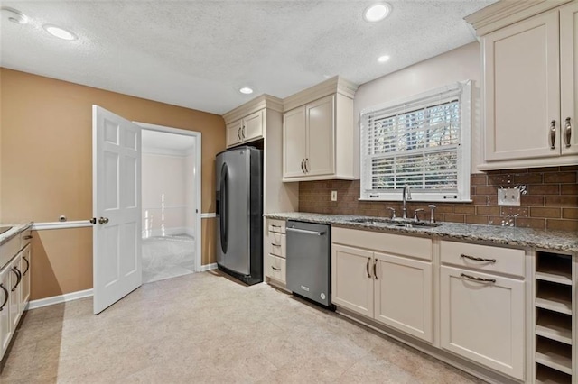 4116 River Cliff Chase SE, Marietta, GA 30067 - unfurnished living room with a decorative wall, a skylight, a brick fireplace, and light carpet