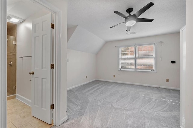 4116 River Cliff Chase SE, Marietta, GA 30067 - interior space featuring lofted ceiling, a ceiling fan, visible vents, and carpet