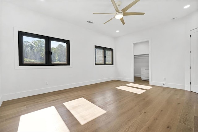 5175 Cascade Rd, Atlanta, GA 30331 - unfurnished bedroom featuring baseboards, wood finished floors, recessed lighting, and a ceiling fan