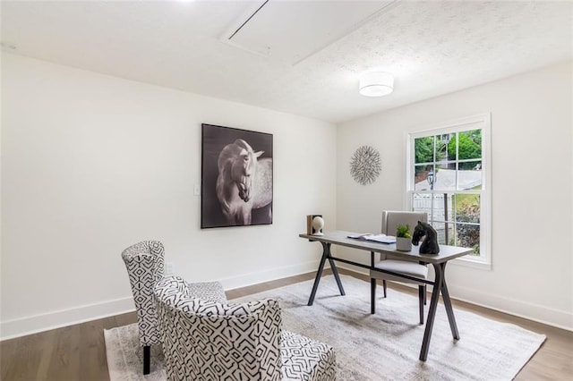 2015 Clipper Straits, Snellville, GA 30078 - home office with attic access and wood finished floors
