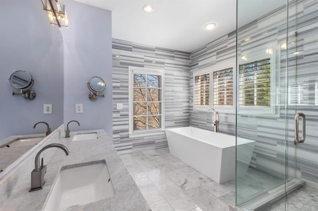 540 Woodall Ave NE, Atlanta, GA 30306 - full bathroom featuring a shower stall and a sink