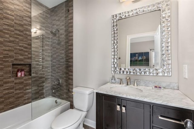 540 Woodall Ave NE, Atlanta, GA 30306 - full bathroom with toilet, vanity, and tub / shower combination