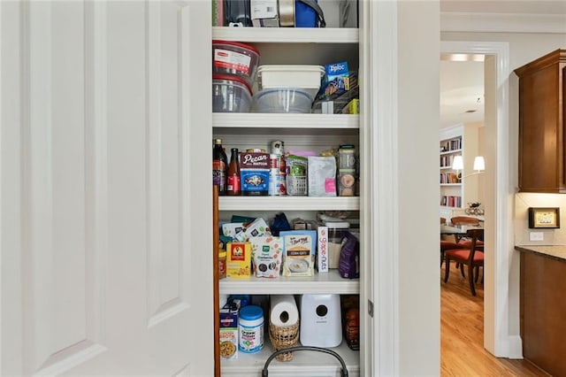 view of pantry