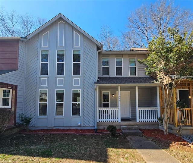 view of front of home featuring a porch