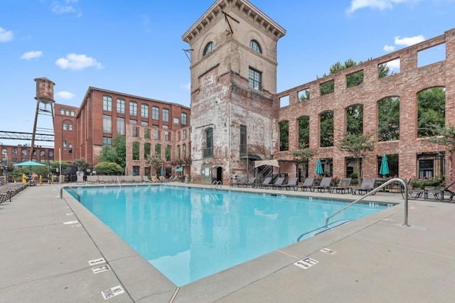 view of pool