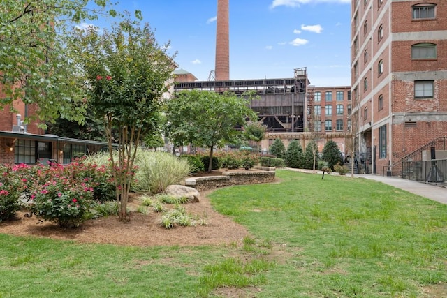view of community with a yard