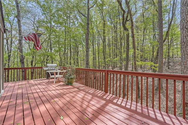 view of deck
