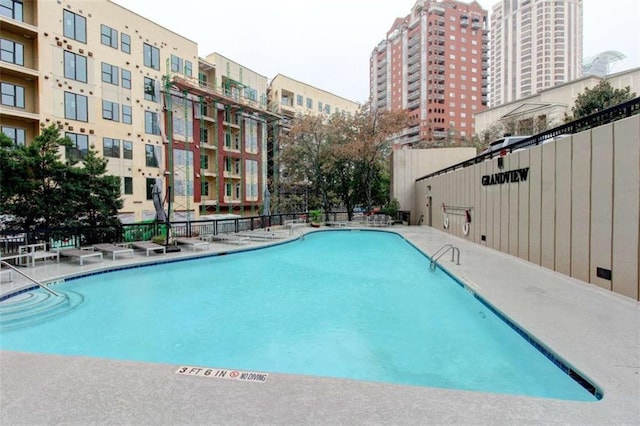 3481 Lakeside Dr NE Unit 902, Atlanta, GA 30326 - community pool with a city view