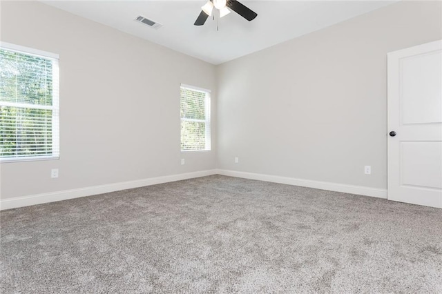 262 Stephens Rd, Cedartown, GA 30125 - unfurnished room featuring a ceiling fan, carpet, and baseboards