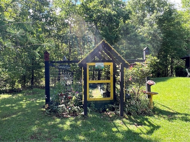 view of outbuilding