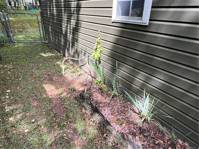 exterior view of fence