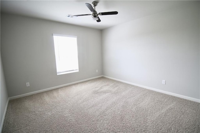 243 Hummingbird Trl, Dallas, GA 30132 - carpeted empty room with ceiling fan and baseboards