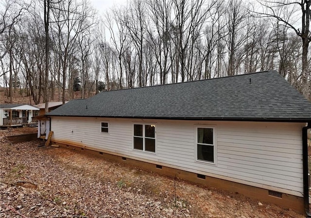 view of rear view of property