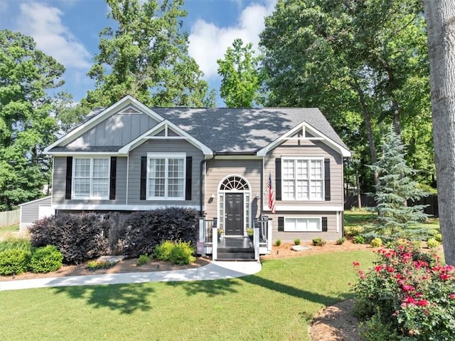70 Maplewood Ln, Acworth, GA 30101 - raised ranch featuring a front yard and a shingled roof