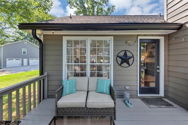 70 Maplewood Ln, Acworth, GA 30101 - view of wooden terrace