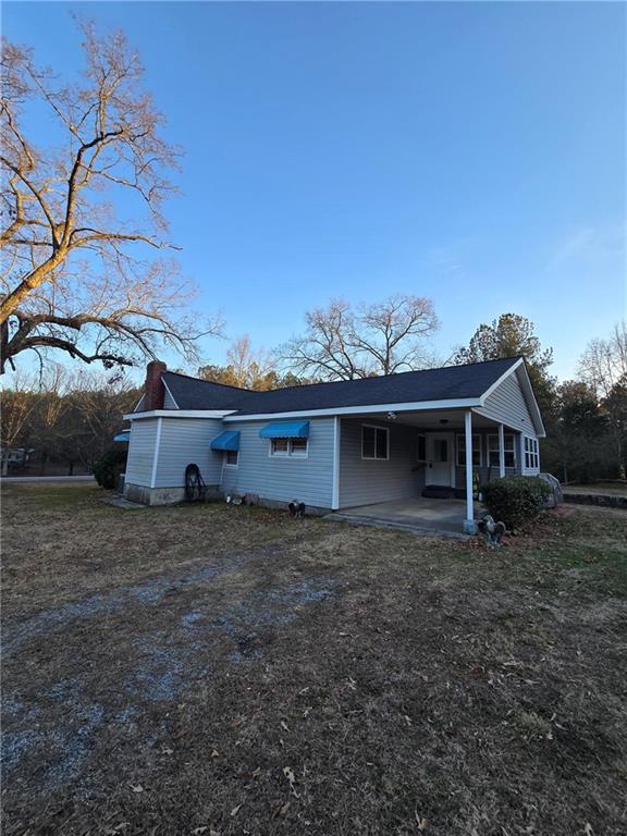 view of back of property