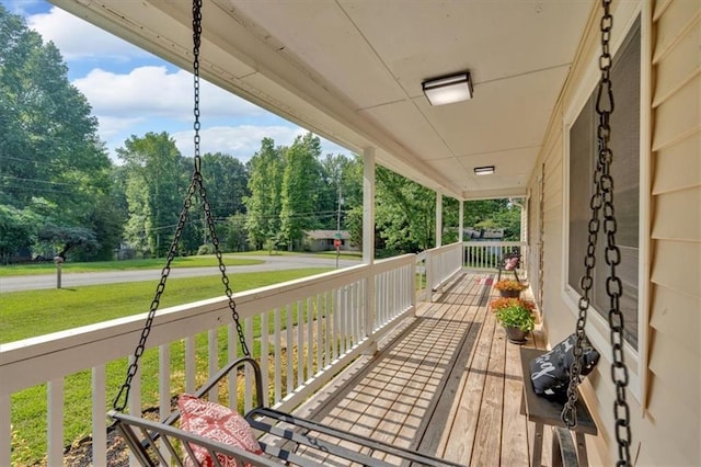 19 Quail Hollow Ct, Dallas, GA 30157 - porch featuring view of scattered trees