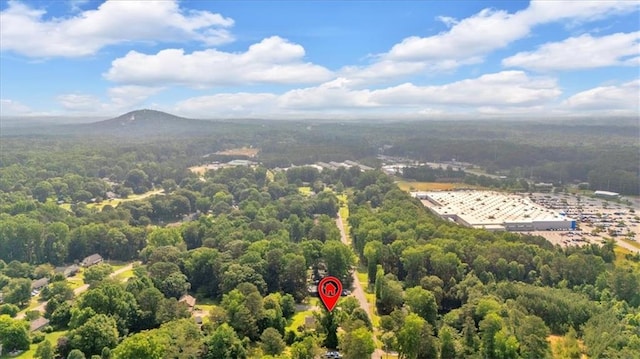19 Quail Hollow Ct, Dallas, GA 30157 - drone / aerial view of a forest and a mountain backdrop