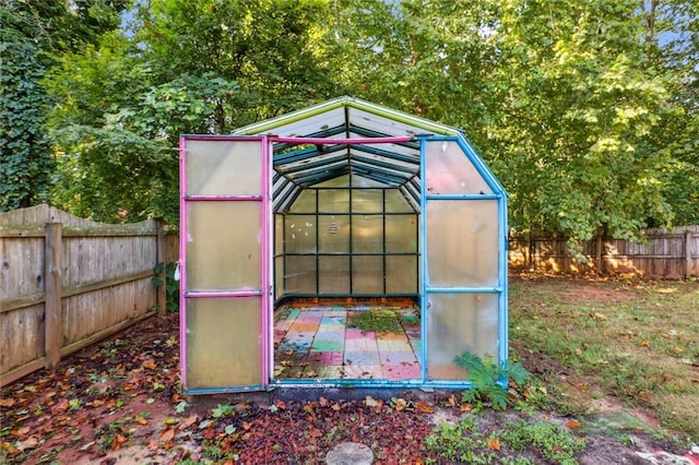 view of outbuilding