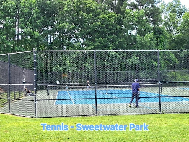 2913 Jordan Forest Trl, Lawrenceville, GA 30044 - view of tennis court
