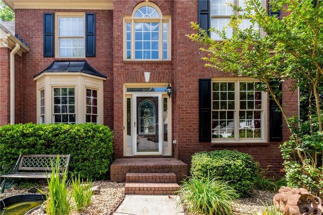 5287 Wild Indigo Way, Acworth, GA 30102 - entrance to property with brick siding