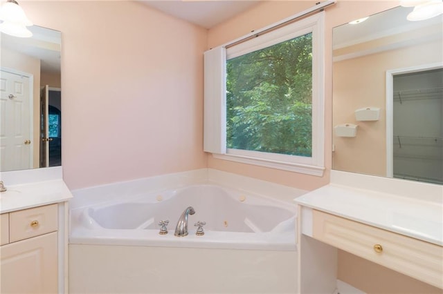 5287 Wild Indigo Way, Acworth, GA 30102 - full bath featuring vanity and a whirlpool tub