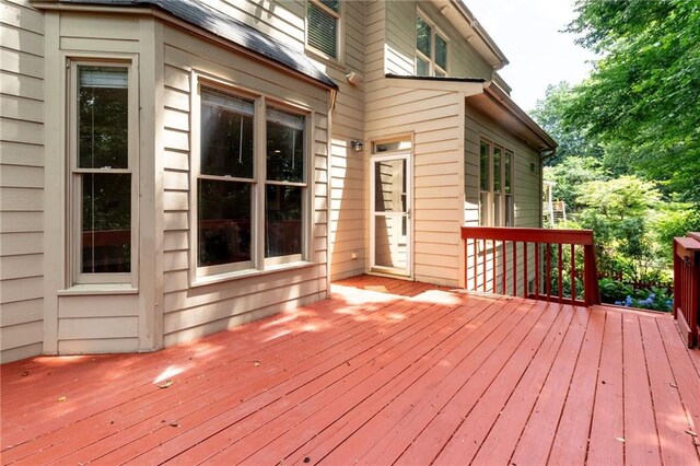 5287 Wild Indigo Way, Acworth, GA 30102 - view of wooden terrace