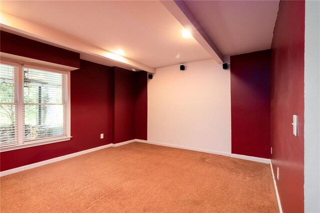 5287 Wild Indigo Way, Acworth, GA 30102 - unfurnished room featuring light carpet and beamed ceiling