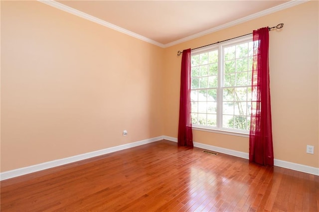 5287 Wild Indigo Way, Acworth, GA 30102 - unfurnished room with wood-type flooring and crown molding