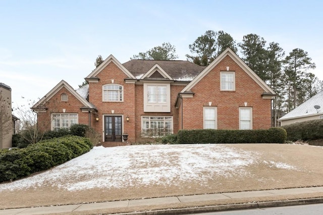 view of front of house featuring french doors